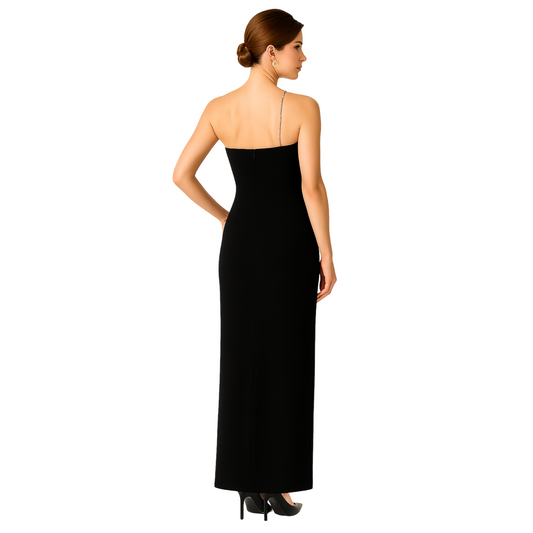 InstantFigure Long Dress Rhinestone Strap 168250