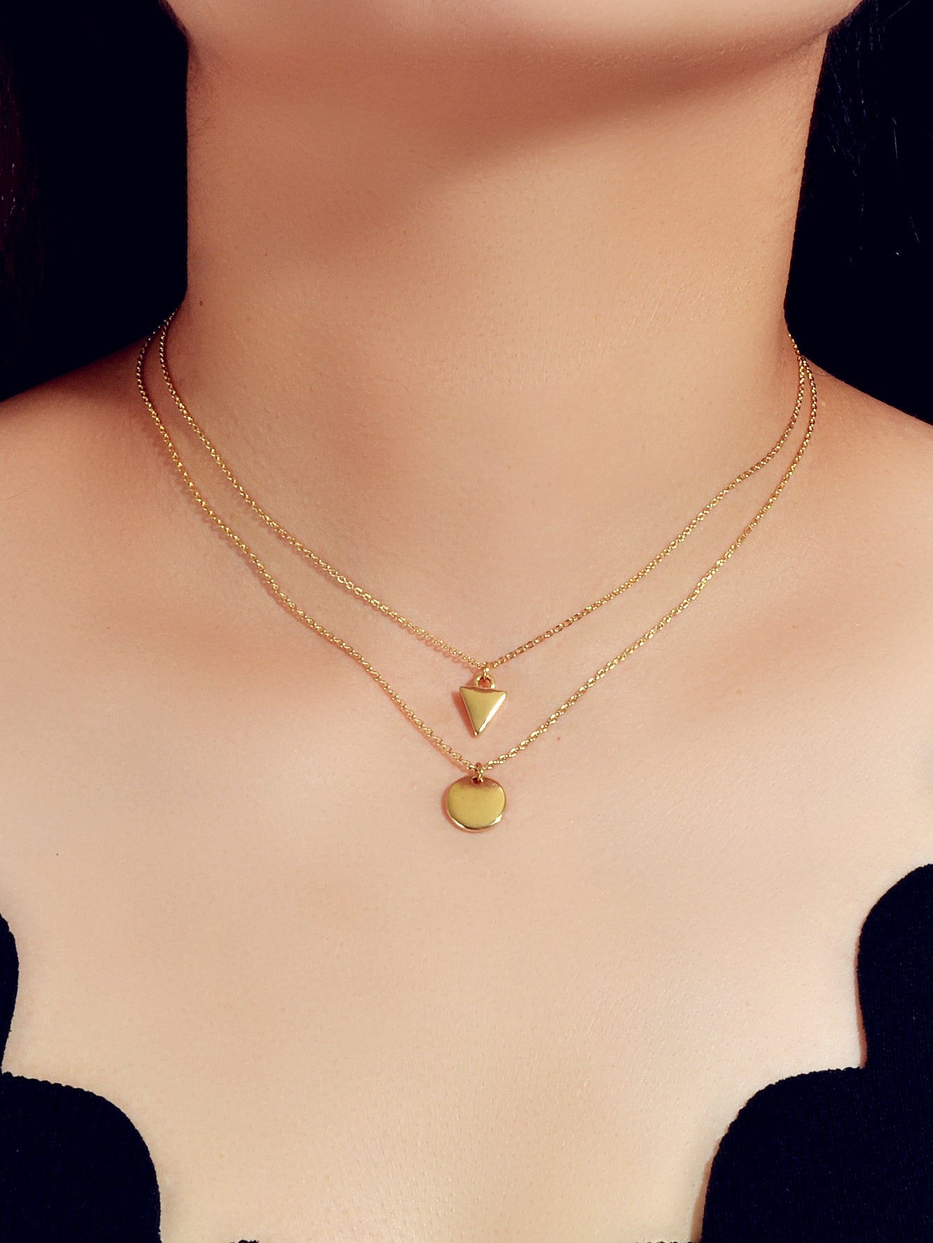 Layered Necklace Set (2 pcs)