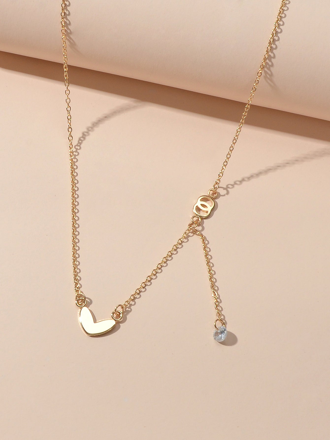 Dainty Heart Charm Necklace