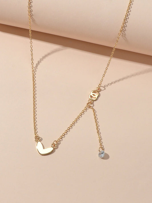 Dainty Heart Charm Necklace