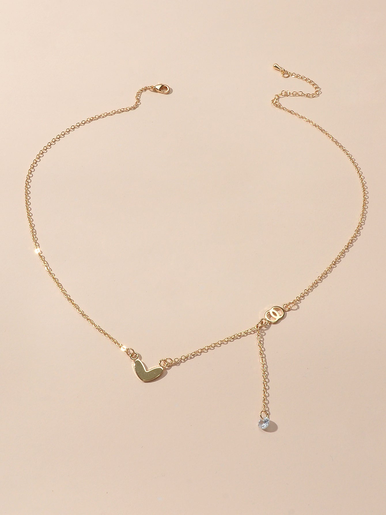 Dainty Heart Charm Necklace