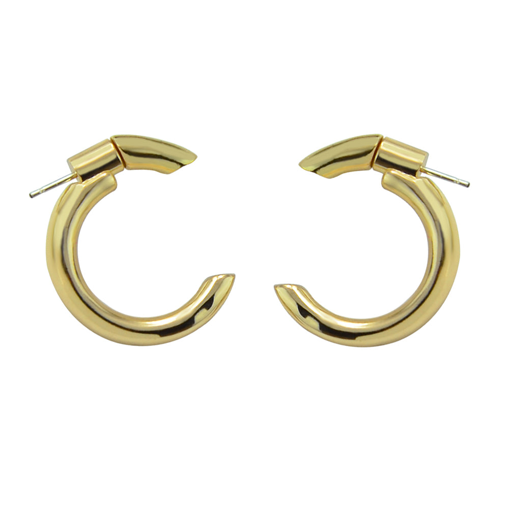 Chunky Gold Huggie Hoops