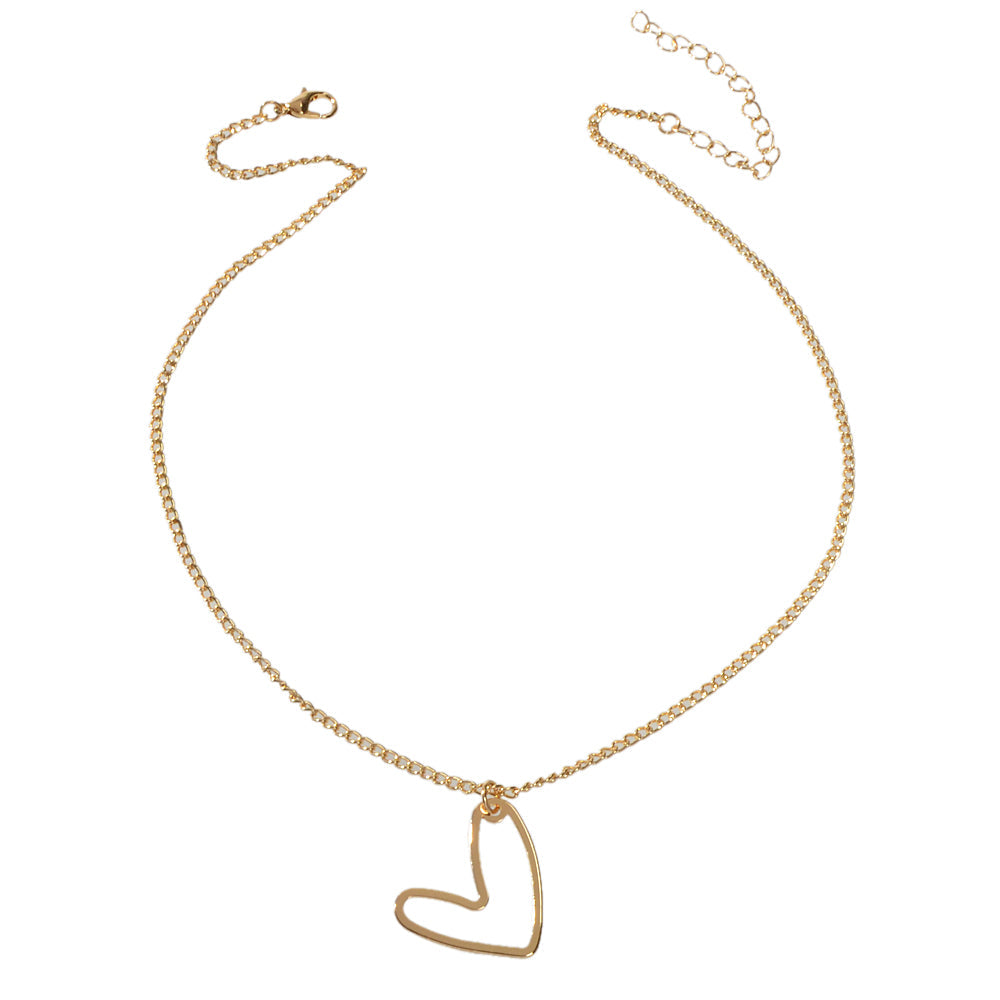 Minimalist Gold Heart Necklace