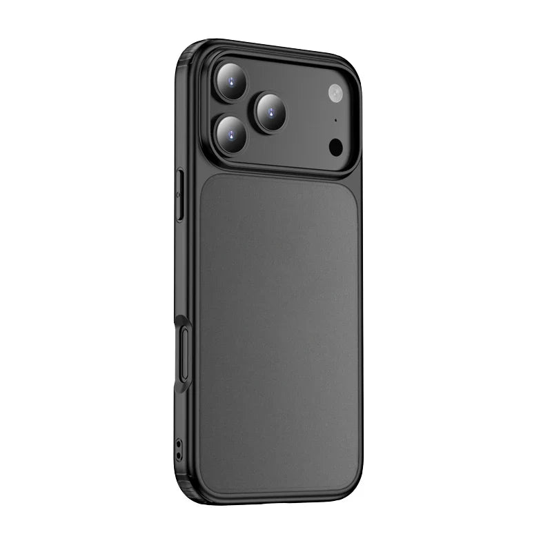 Premium Magnetic Charging Frosted Shockproof Phone Case for IPhone 17 Air 16 15 14 Plus Pro Max Skin Feeling Rugged Armor Cover