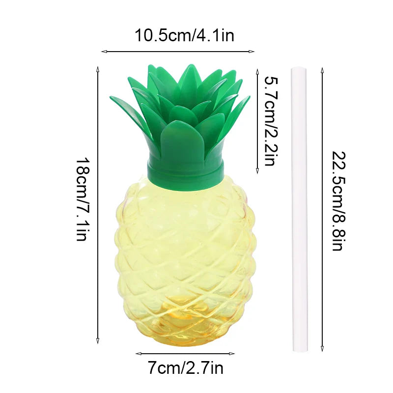Creative Strawberry Pineapple Juice Cups | Photography Props & Summer Gift
