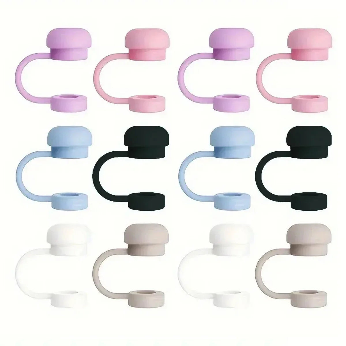 Stanley Straw Cap Set | Silicone Dustproof Straw Cover for 10mm Round Straws