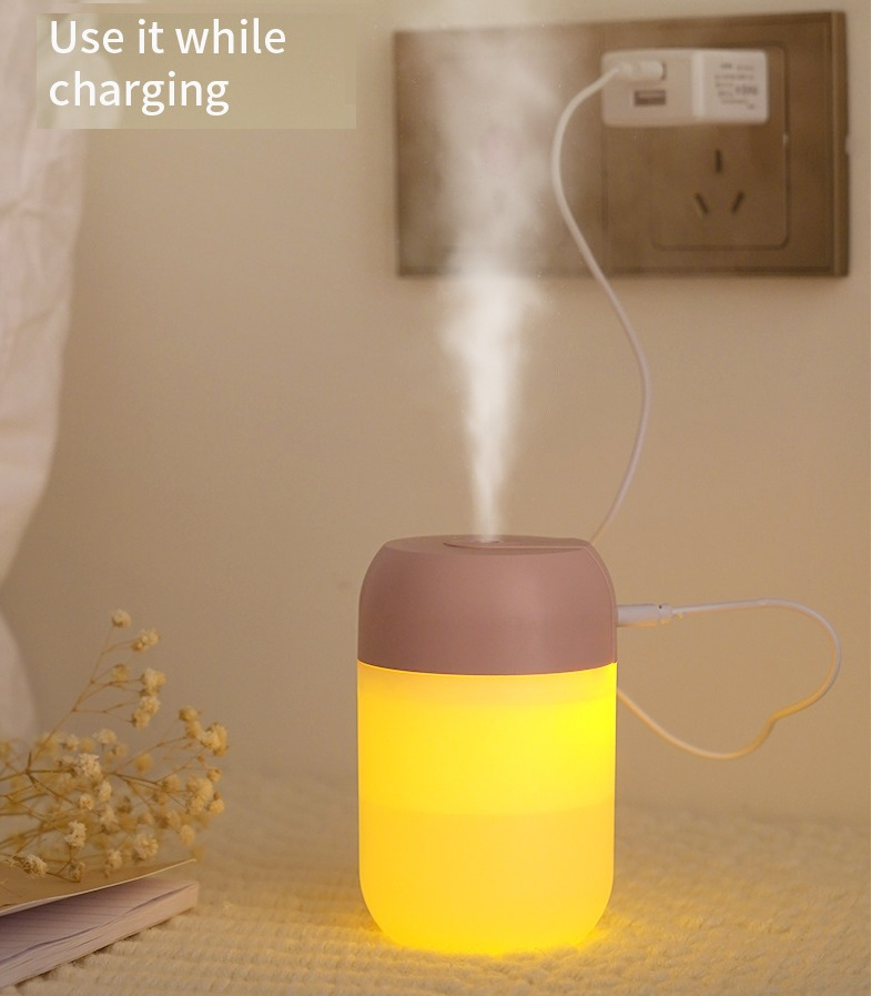 Mini Portable Ultrasonic Humidifier & Aroma Diffuser