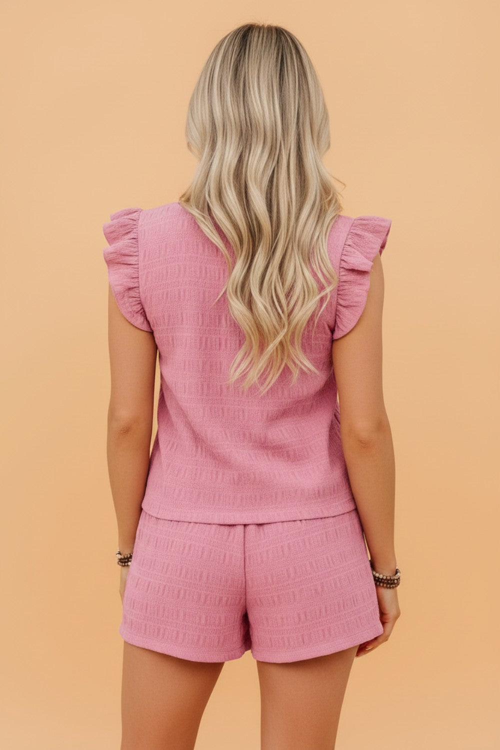 Square Neck Top & Shorts Set