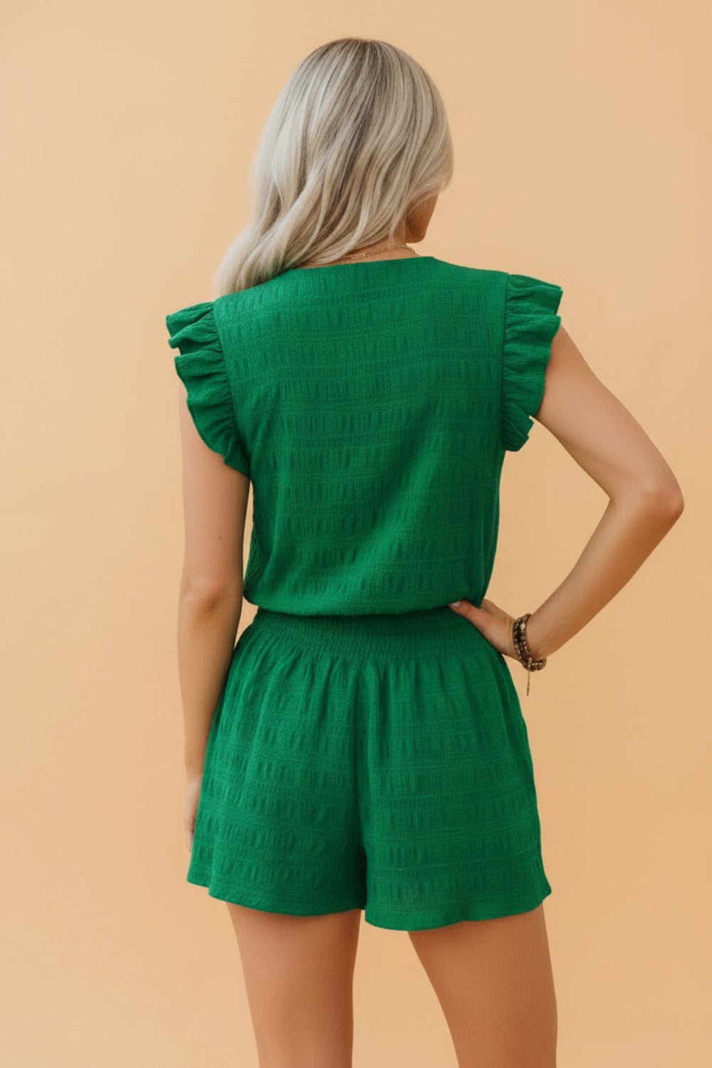 Square Neck Top & Shorts Set