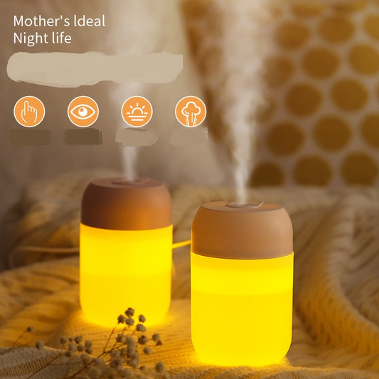 Mini Portable Ultrasonic Humidifier & Aroma Diffuser
