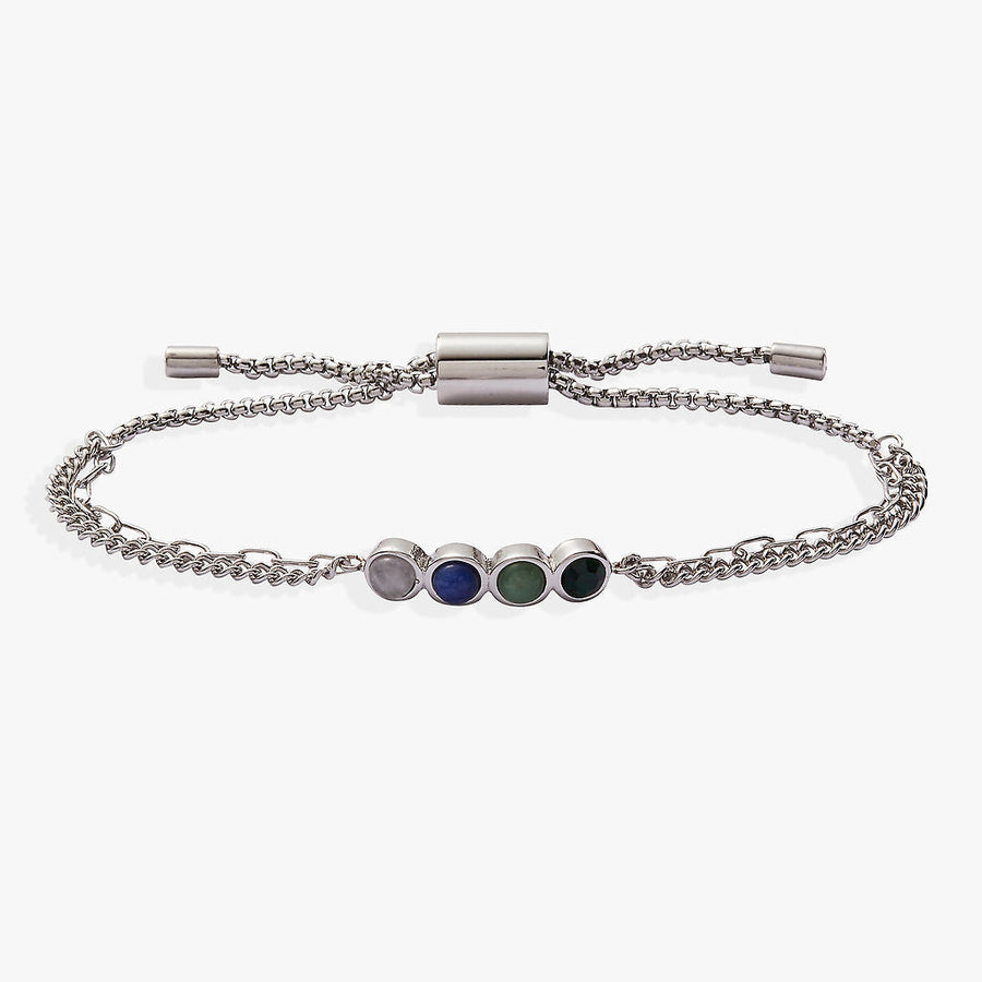 Wife Hidden Message Acrostic Bolo Bracelet